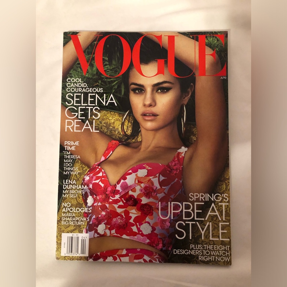 Vogue Magazine Selena Gomez Cover spring April 2017